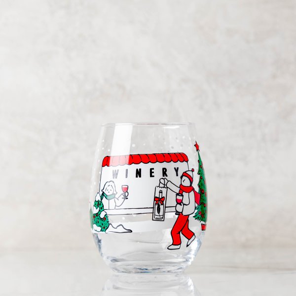 Let it Snow Winery Stemless Wine Glass