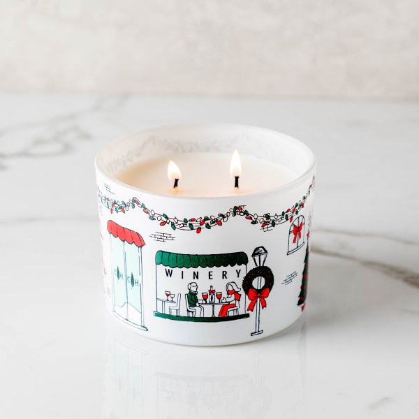 Let it Snow Candle