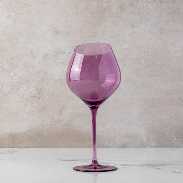 Slant Fig Stemmed Wine Glass