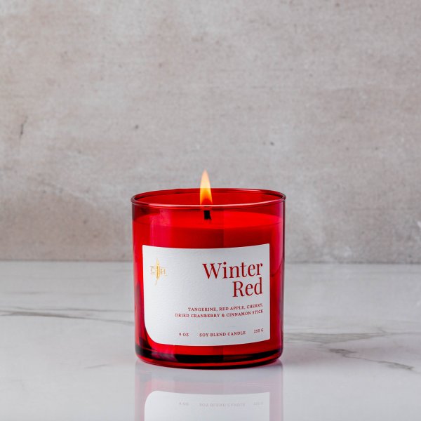 Winter Red Wine Candle 2025