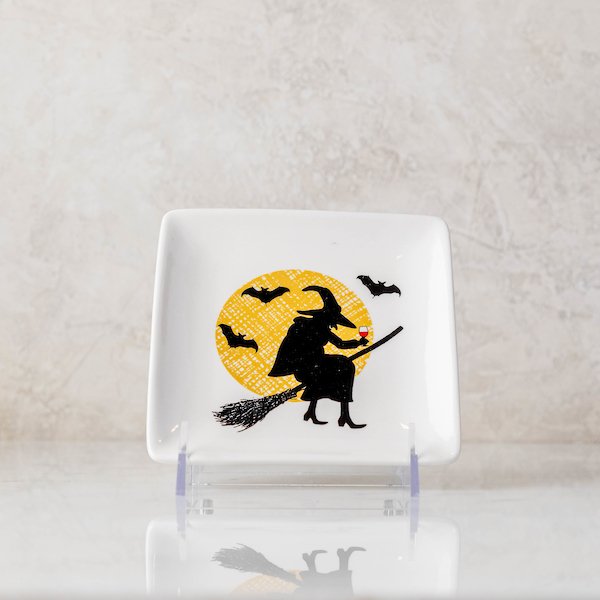 Witch Way Halloween Appetizer Plate