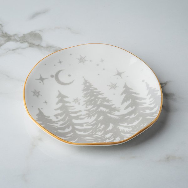 Silver Alpine Appetizer Plate