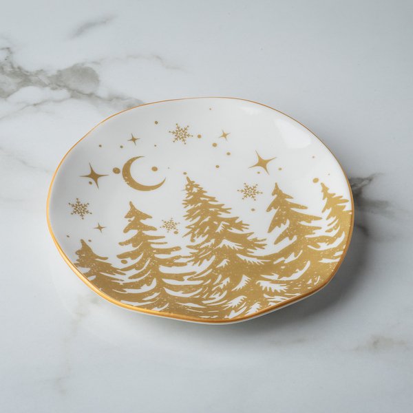 Gold Alpine Appetizer Plate