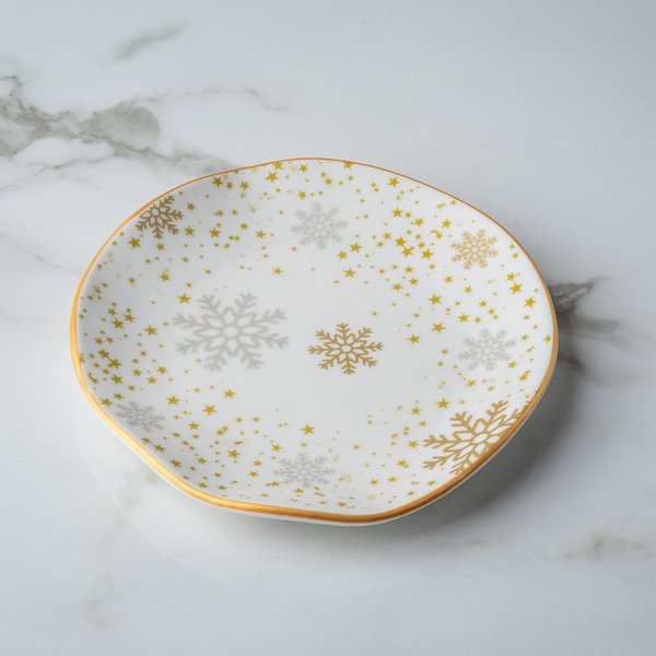 Snowflake Appetizer Plate