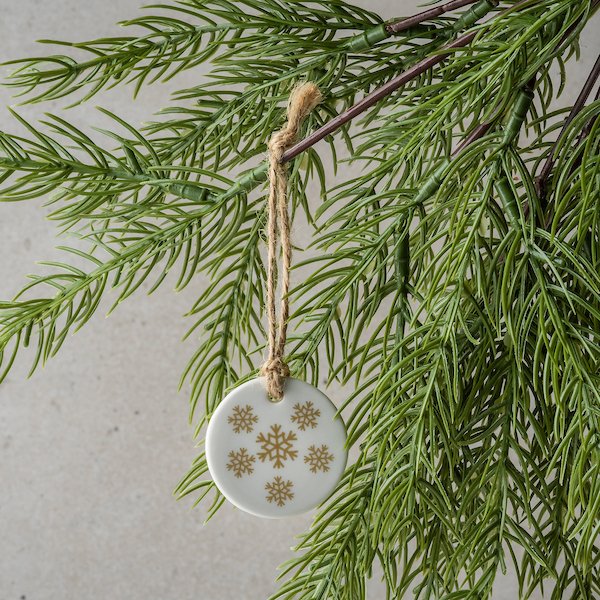 Alpine Snowflake Bottle Tag