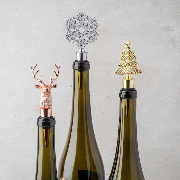 Gold Alpine Wine Bottle Stopper