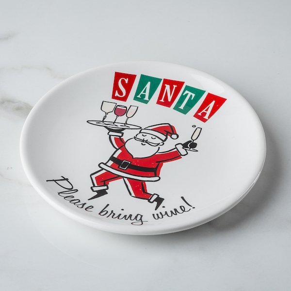 Santa Please Appetizer Plate