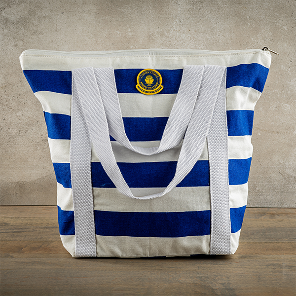 20th Anniversary Striped Cooler Tote