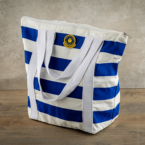 20th Anniversary Striped Cooler Tote