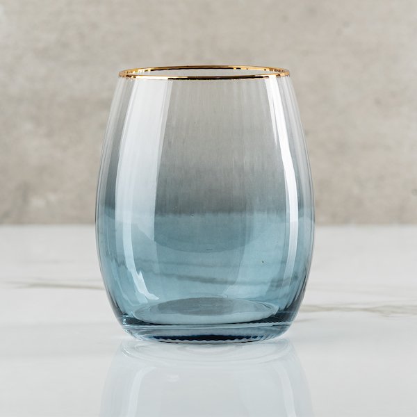 Azure Sunlit Serenade Stemless Wine Glass