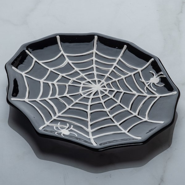 Spiderweb Appetizer Plate