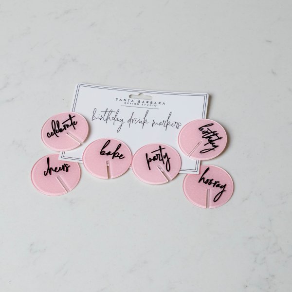 Birthday Drink Markers