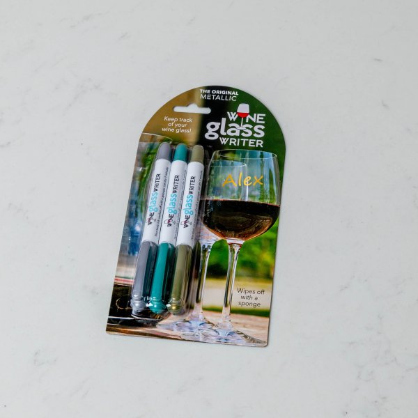 Metallic Wine Glass Writers