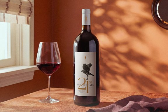 21st Anniversary Red Magnum Wine