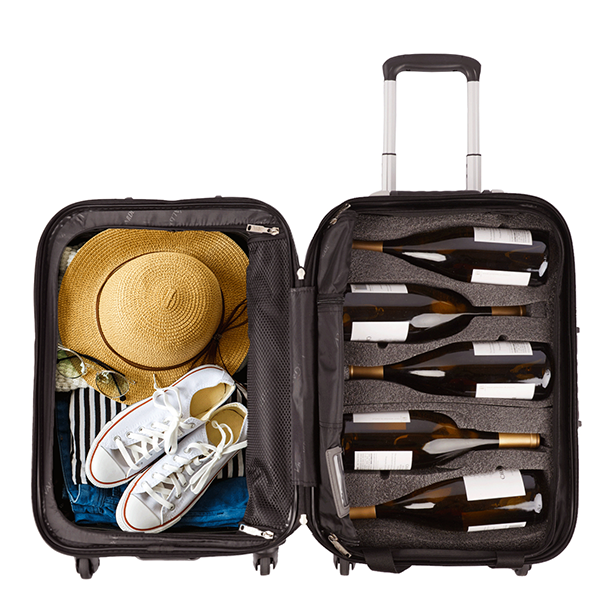 Personalized CH Wine Suitcase-5 Bottle