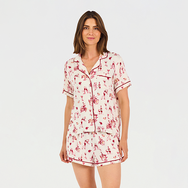 Unwined Pajama Shorts Set