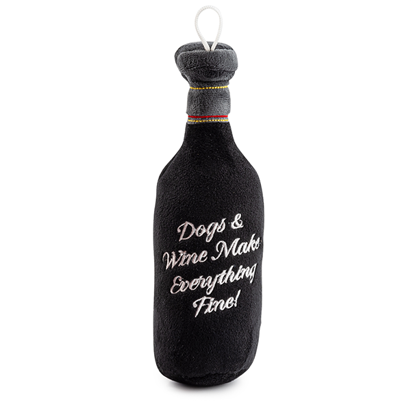 Wine Bottle Dog Toy