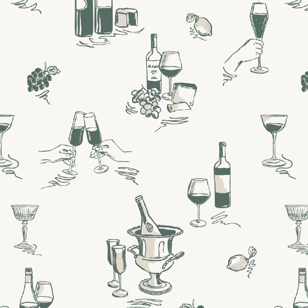 Wine Down Pajama Set