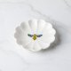 Scalloped Bee Appetizer Plate