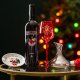 More Wine More Merry Embossed Wine