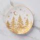 Gold Alpine Appetizer Plate
