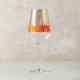 Botanical Orange Amber Entertaining Stemmed Wine Glass