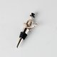 Dapper Skeleton Halloween Wine Bottle Stopper