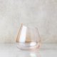 Slant Rose Stemless Wine Glasses - Set of 4