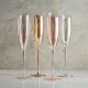 Slant Flute Wine Glasses - Set of 4
