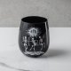 Disco Skeleton Stemless Wine Glass