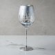 Silver Winter Tree Stemmed Wine Glass