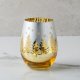Gold Winter Tree Stemless Wine Glass