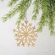 Gold Snowflake Ornament