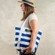 20th Anniversary Striped Cooler Tote