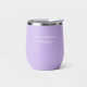 Wine Happy Lavender Stemless Wine Tumbler
