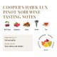 Cooper's Hawk Lux Pinot Noir Wine