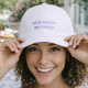 Wine Makes Me Happy White Hat