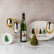 Silver Winter Tree Stemmed Wine Glass